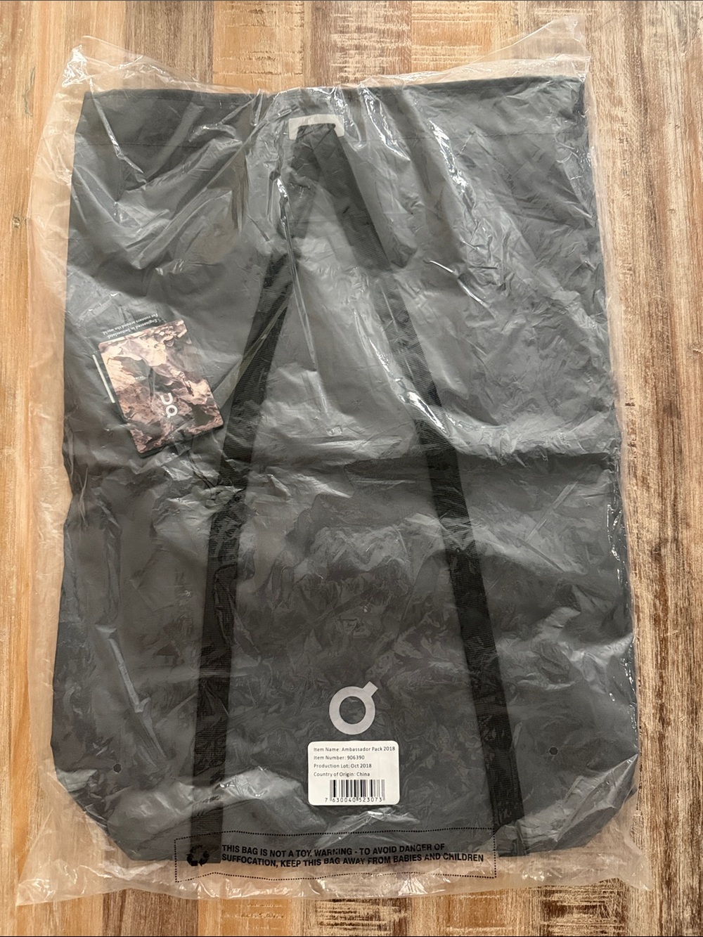 On Running Ambasador Pack Unisex Backpack and Shoulder Tote NEW